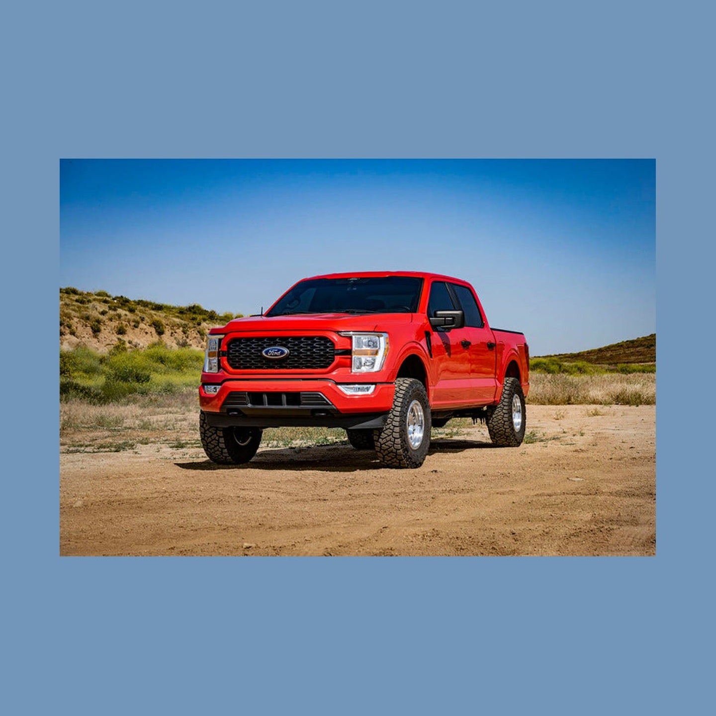 ICON ICON 21-23 Ford F150 Tremor 2.5-3in 2.5 Series VS RR Coilover Kit, installed