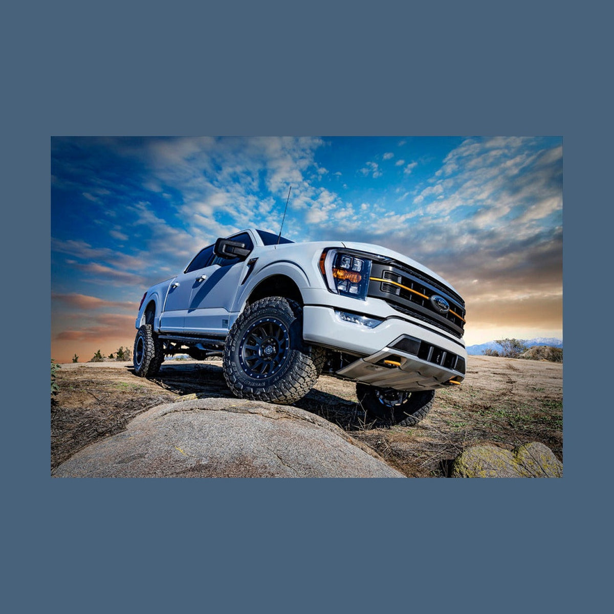 ICON ICON 21-23 Ford F150 Tremor 2.5-3in 2.5 Series VS RR Coilover Kit, installed