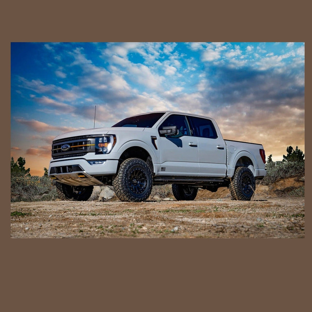 ICON ICON 21-23 Ford F150 Tremor 2.5-3in 2.5 Series VS RR Coilover Kit, installed