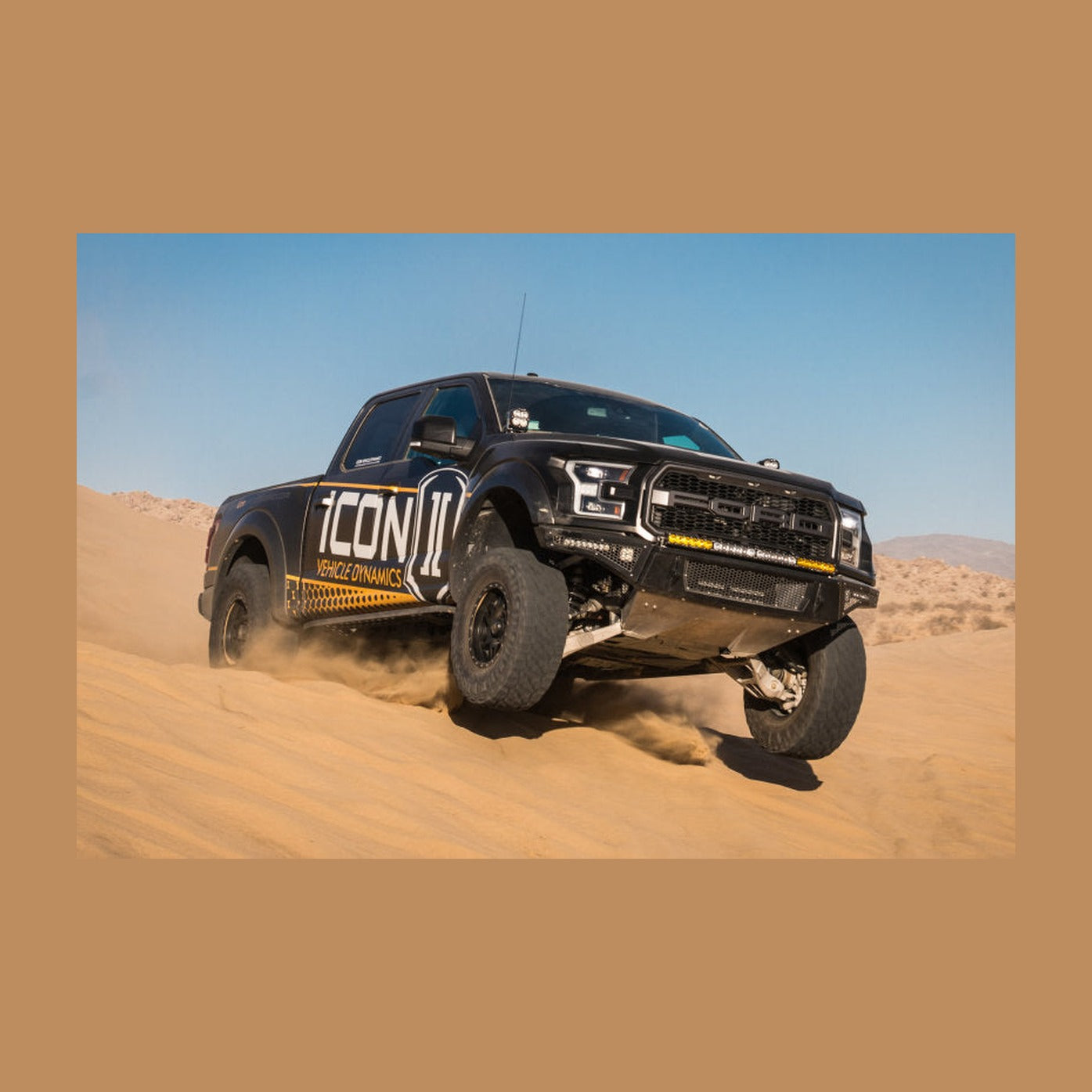ICON ICON 2017+ Ford Raptor Front 3.0 Series Shocks VS RR CDCV Coilover Kit, installed