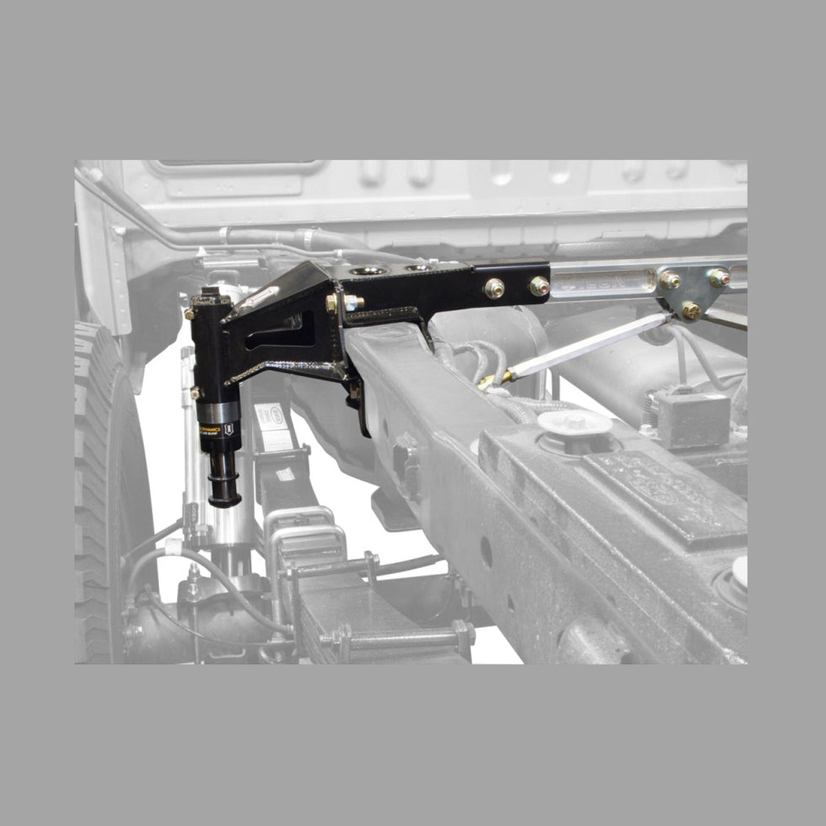 ICON ICON 10-14 Ford Raptor Rear Hydraulic Bump Stop Kit, installed
