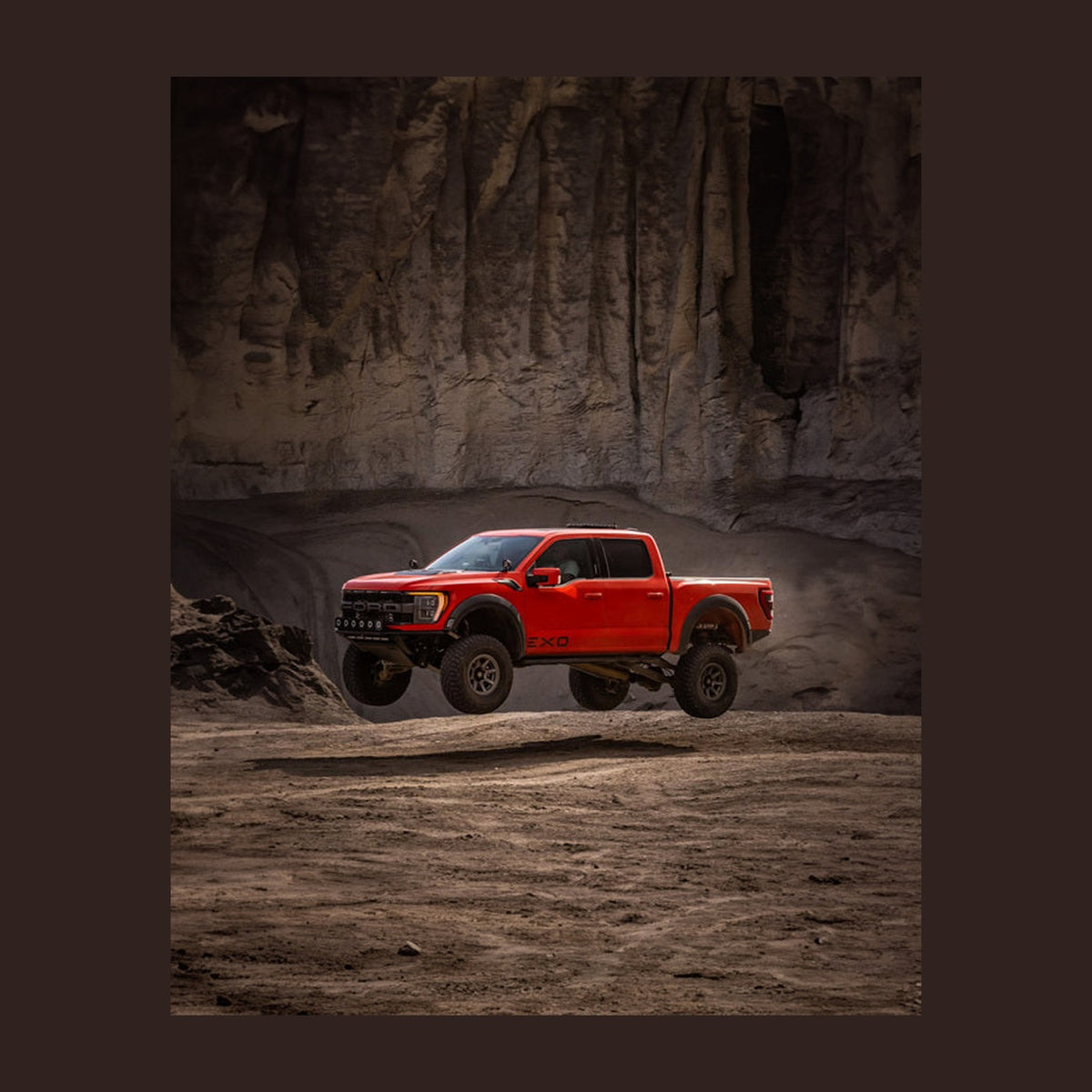 ICON ICON 21-25 Ford F-150 Raptor Driver Side Rear 3.0 Zeta RXT Remote Reservoir Shock, installed