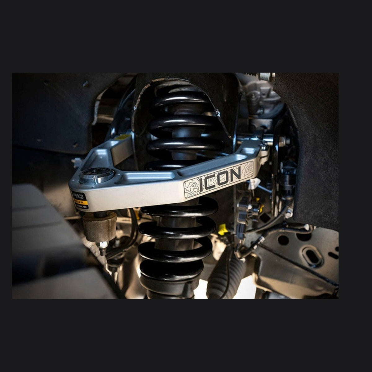 ICON ICON Ford F-150 Raptor Billet Upper Control ARM w/ Delta Joint Pro Kit, installed