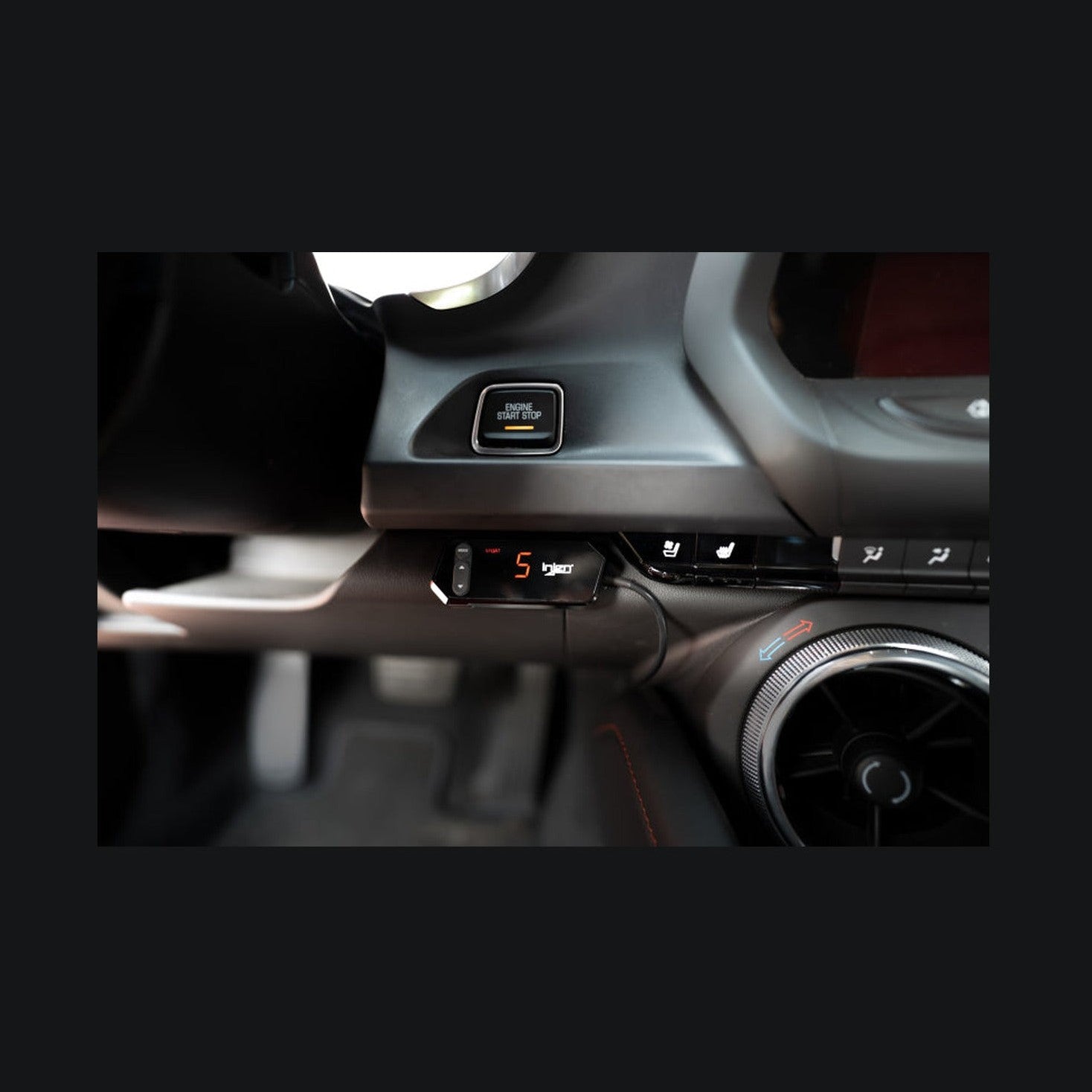 Injen Injen 16-20 Chevy Camaro SS 6.2L / 11-20 Dodge Charger 5.7L/6.4L X-Pedal Pro Black Edition Throttle, installed