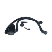J&L J&L 11-17 Ford F-150 5.0L / 11-14 Ford F-150 6.2L Driver Side Oil Separator 3.0- Black Anodized