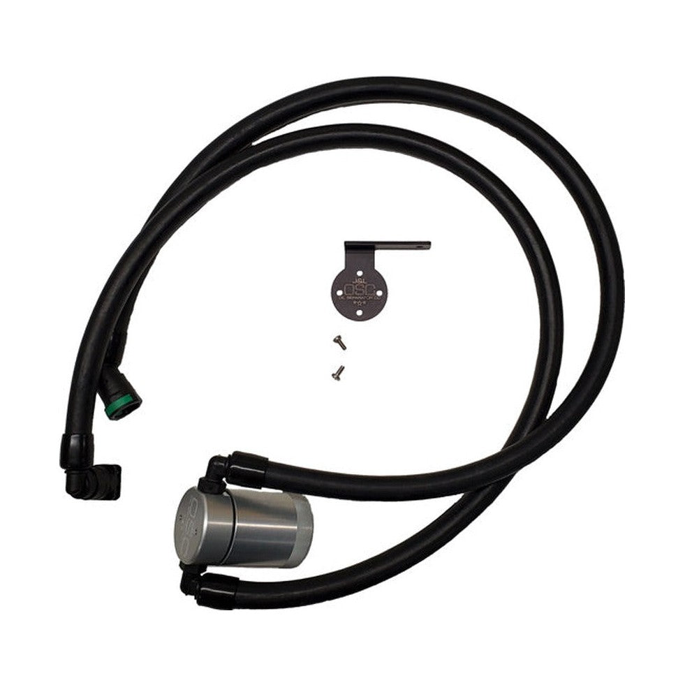J&L J&L 2021-2025 Ford F-150 3.5L Passenger Side Oil Separator 3.0 - Clear Anodized
