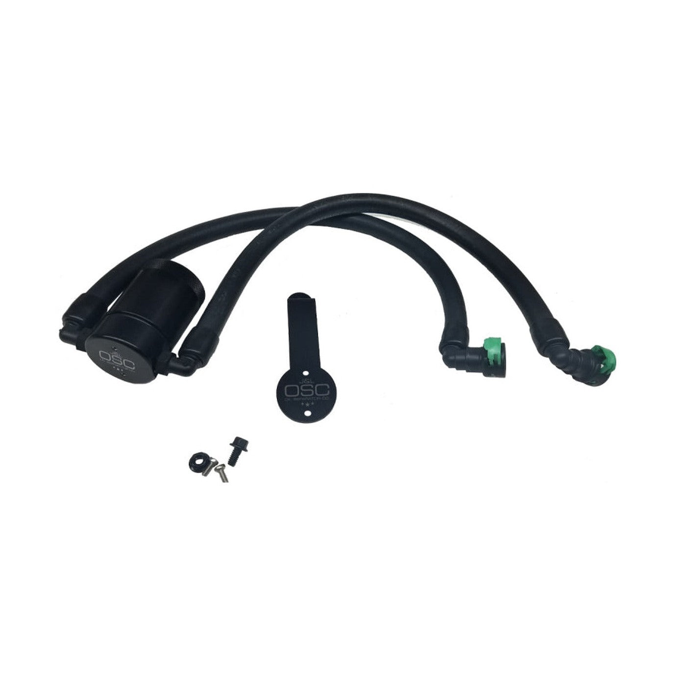 J&L J&L 2015-2023 Ford Mustang EcoBoost Driver Side Oil Separator 3.0 - Black Anodized