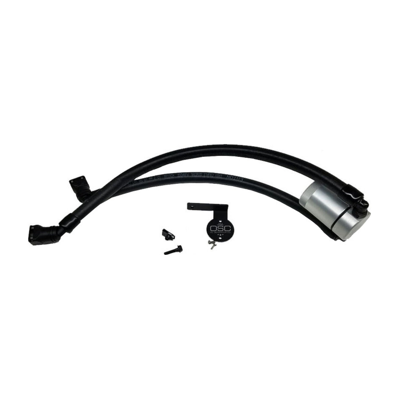 J&L J&L 11-14 Ford F-150/Ford F-150 Raptor 6.2L Passenger Side Oil Separator 3.0 - Clear Anodized