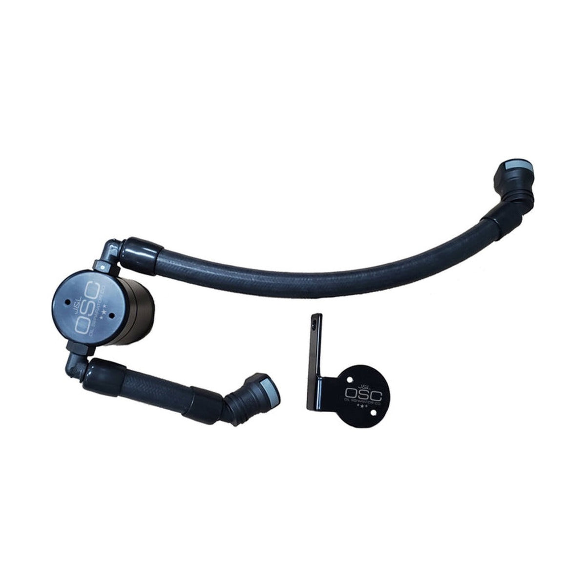 J&L J&L 2020-2022 Ford Mustang GT500 Passenger Side Oil Separator 3.0 - Black Anodized