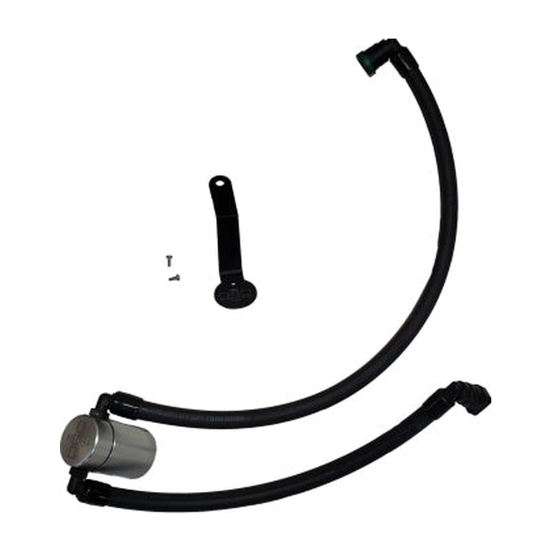 J&L J&L 2024-2025 Ford Mustang 5.0L Oil Separator 3.0 PCV Side - Clear Anodized