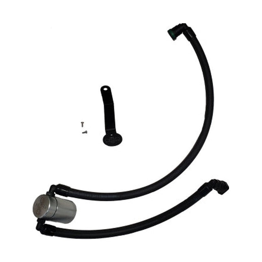 J&L J&L 2024-2025 Ford Mustang 5.0L Oil Separator 3.0 PCV Side - Clear Anodized