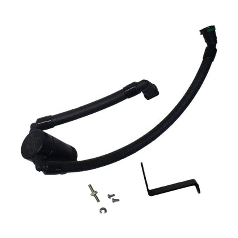 J&L J&L 24-25 Ford Mustang GT w/ Whipple Supercharger Oil Separator 3.0 PCV Side - Black Anodized