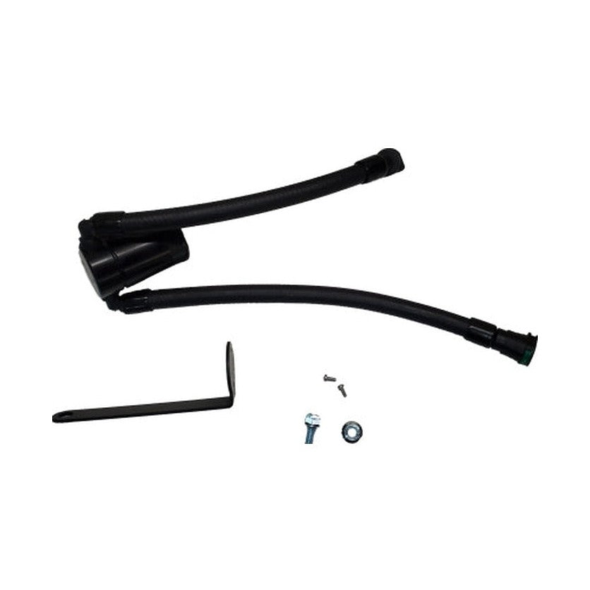 J&L J&L 23-25 Ford F-150 Raptor R Oil Separator 3.0 Passenger Side - Black Anodized