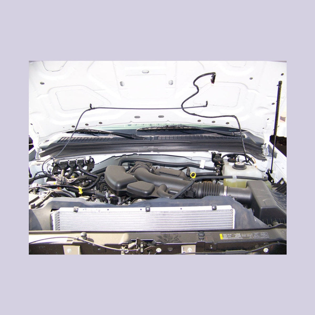 K&N Engineering K&N 09-13 Ford F150 / 08-13 F250/F350/450/550 SD / 10-13 F150 SVT Raptor Drop In Air Filter, installed