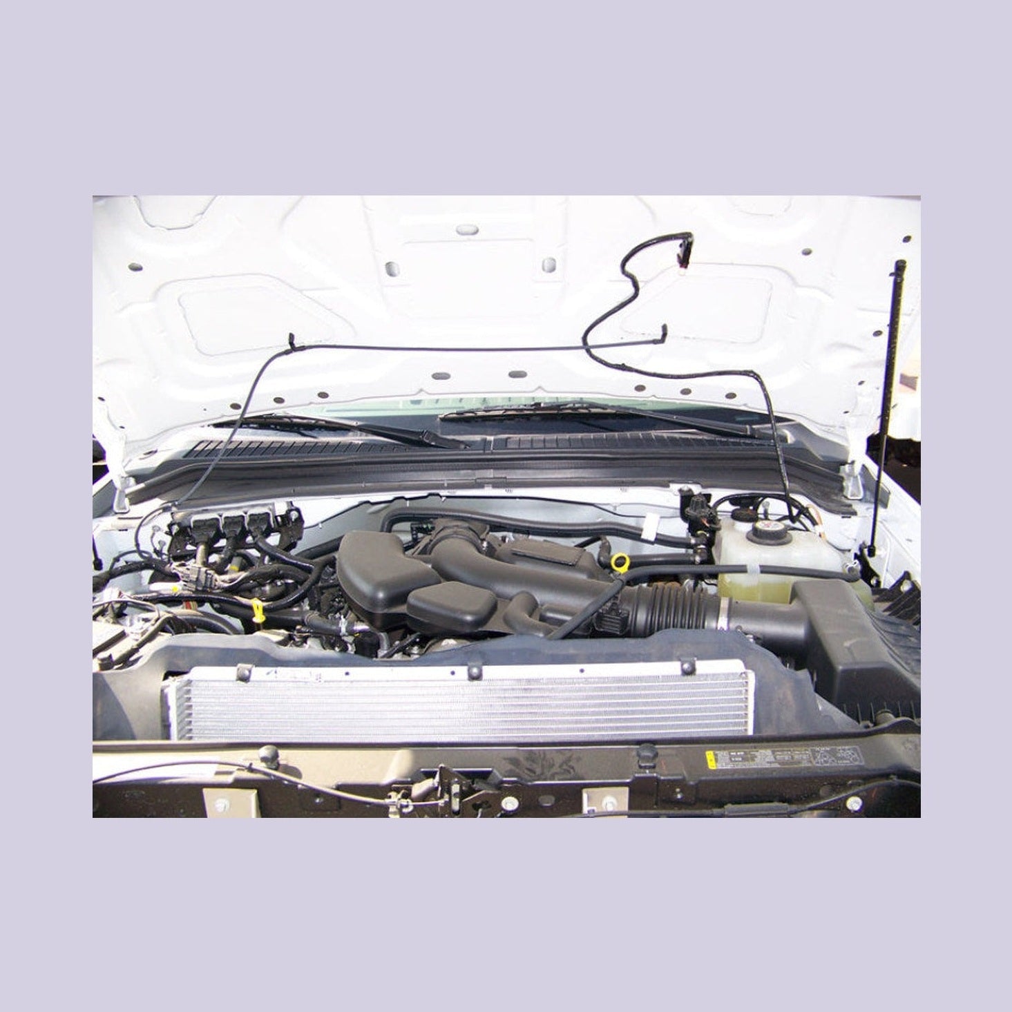 K&N Engineering K&N 09-13 Ford F150 / 08-13 F250/F350/450/550 SD / 10-13 F150 SVT Raptor Drop In Air Filter, installed