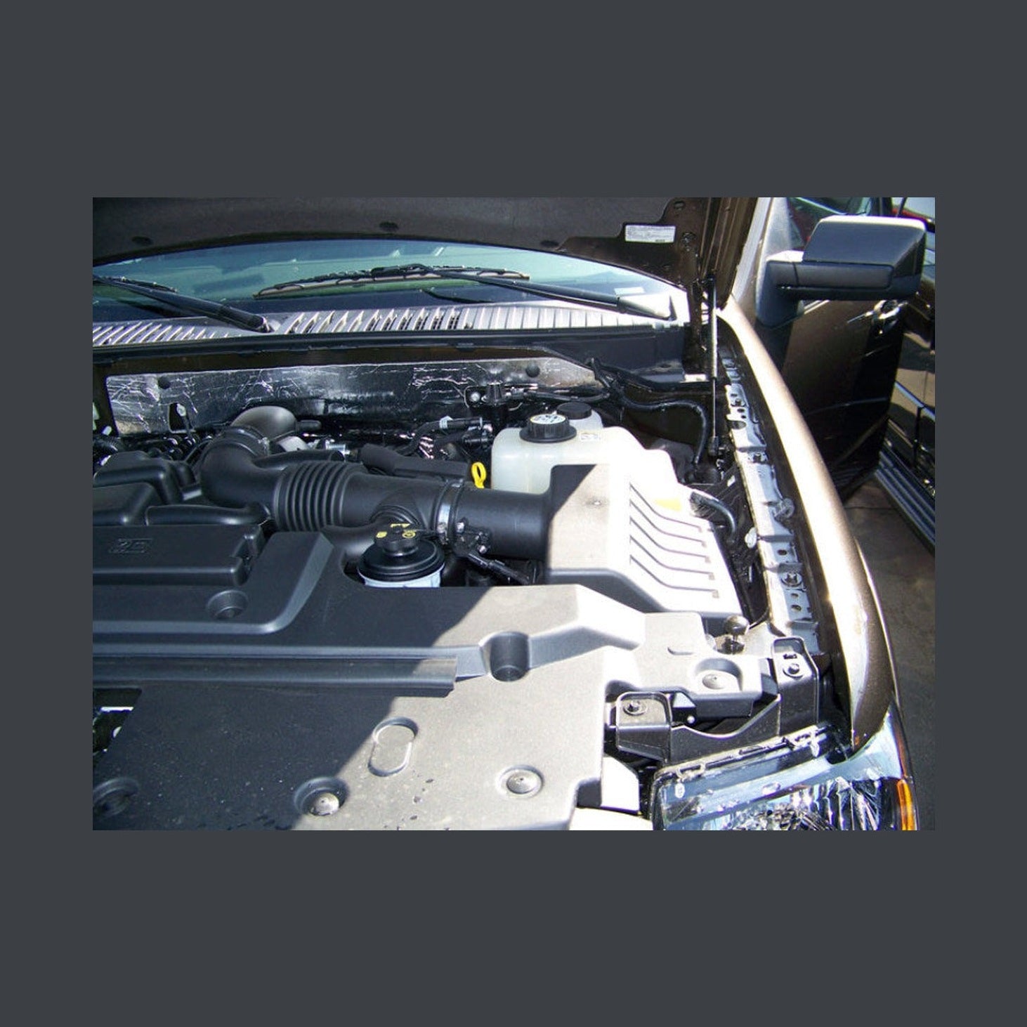 K&N Engineering K&N 09-13 Ford F150 / 08-13 F250/F350/450/550 SD / 10-13 F150 SVT Raptor Drop In Air Filter, installed