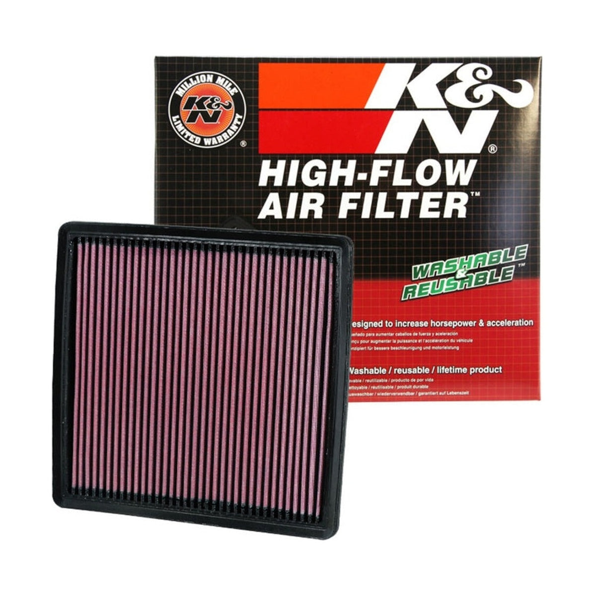 K&N Engineering K&N 09-13 Ford F150 / 08-13 F250/F350/450/550 SD / 10-13 F150 SVT Raptor Drop In Air Filter