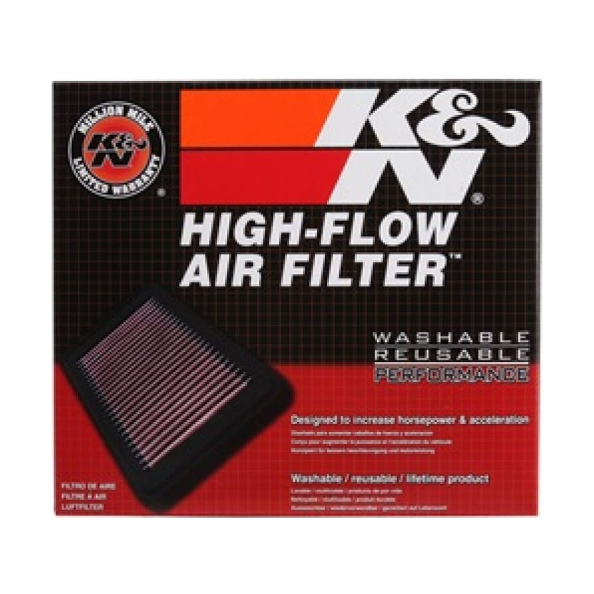 K&N Engineering K&N 09-13 Ford F150 / 08-13 F250/F350/450/550 SD / 10-13 F150 SVT Raptor Drop In Air Filter