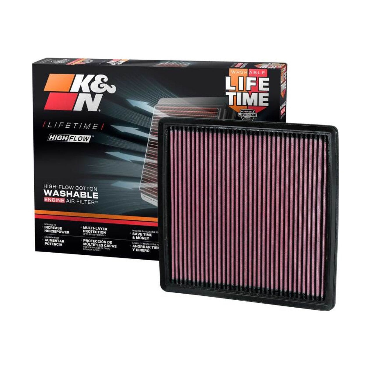 K&N Engineering K&N 09-13 Ford F150 / 08-13 F250/F350/450/550 SD / 10-13 F150 SVT Raptor Drop In Air Filter