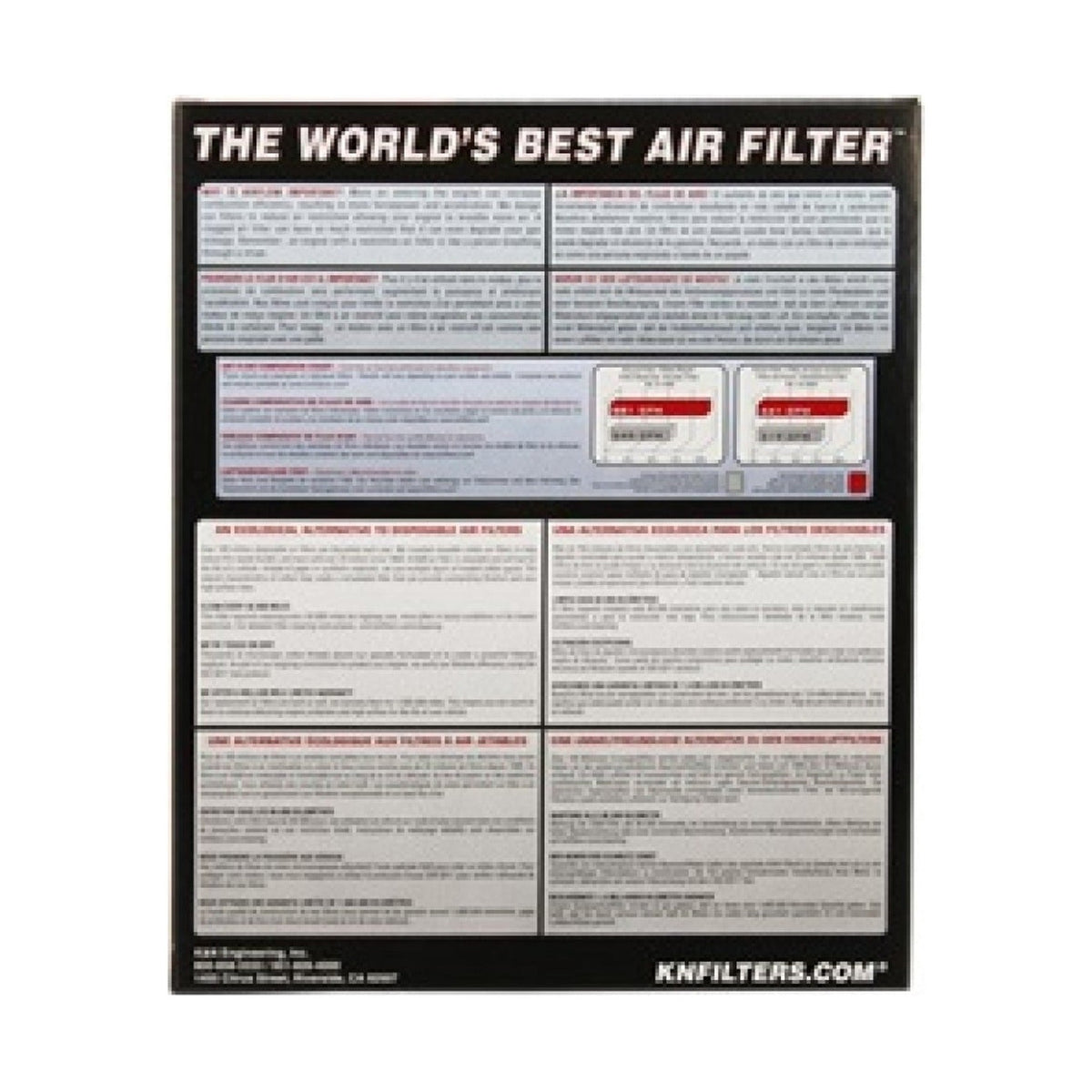 K&N Engineering K&N 10 Ford Mustang GT 4.6L-V8 Drop In Air Filter
