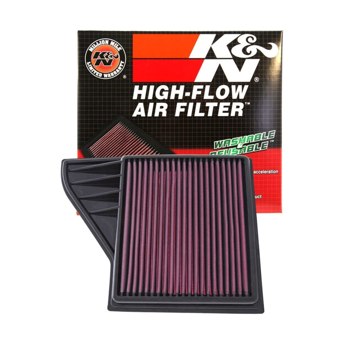 K&N Engineering K&N 10 Ford Mustang GT 4.6L-V8 Drop In Air Filter