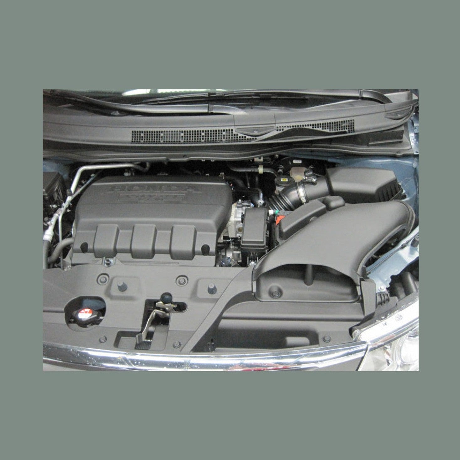 K&N Engineering K&N Replacement Air Filter for 11 -12 Honda Odyssey 3.5L V6, installed