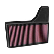 K&N Engineering K&N Replacement Panel Air Filter for 2015 Ford Mustang 2.3L L4/3.7L V6/5.0L V8