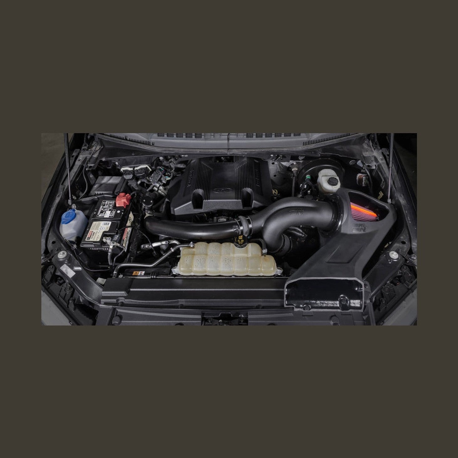 K&N Engineering K&N 17-20 Ford F150/Raptor V6 3.5L NextGen Cold Air Intake, installed