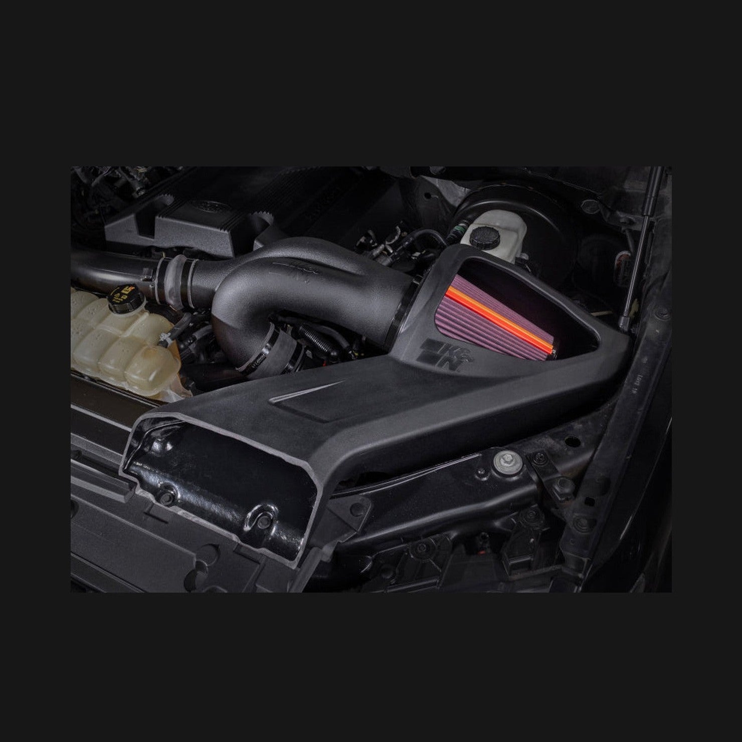K&N Engineering K&N 17-20 Ford F150/Raptor V6 3.5L NextGen Cold Air Intake, installed