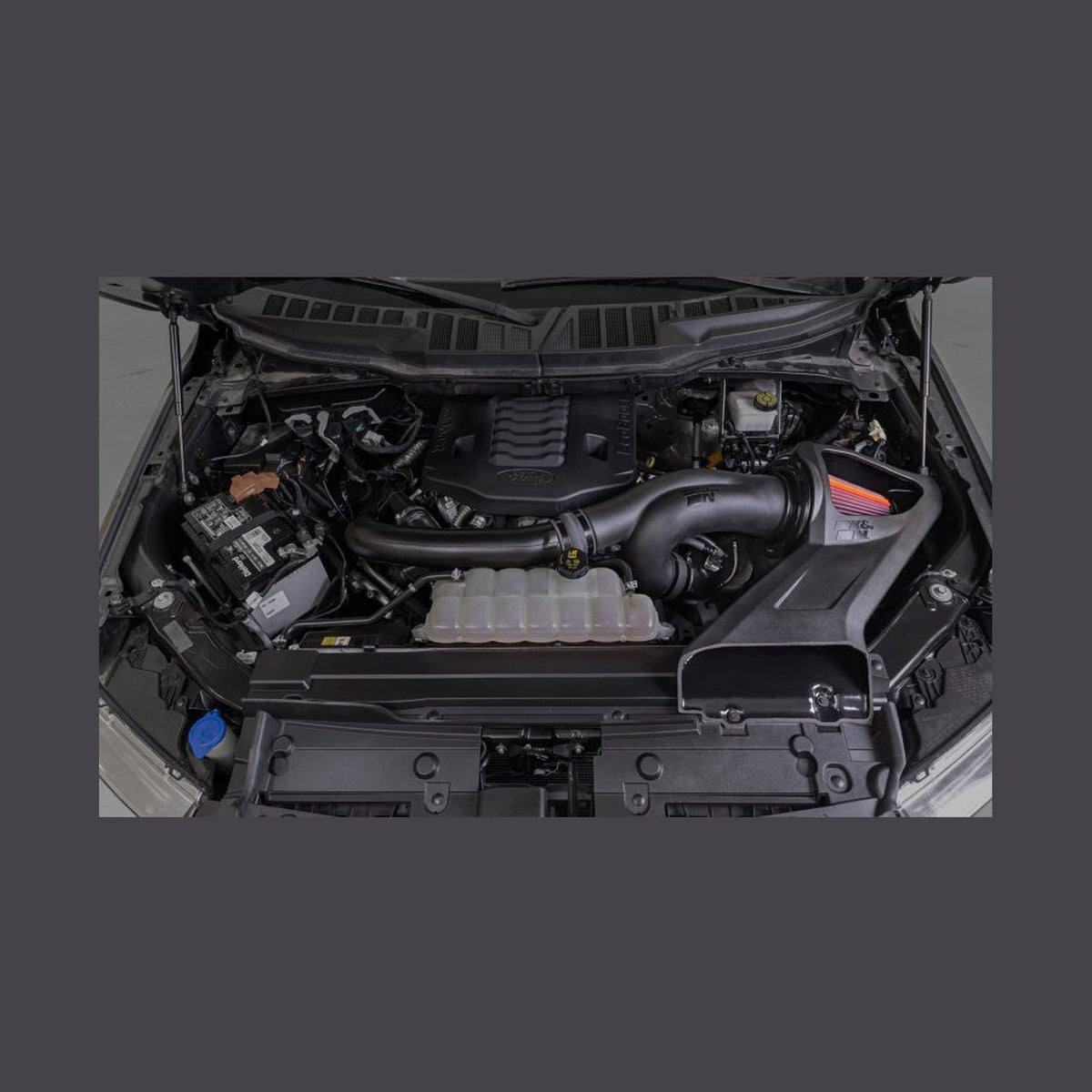 K&N Engineering K&N 21-24 Ford F150 (3.5L V6) NextGen Cold Air Intake, installed