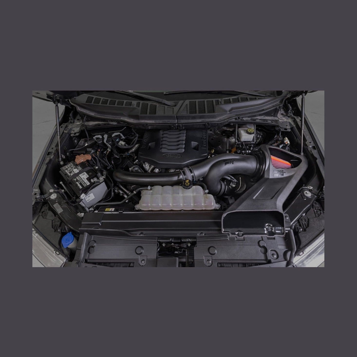 K&N Engineering K&N 21-24 Ford F150 (3.5L V6) NextGen Cold Air Intake, installed