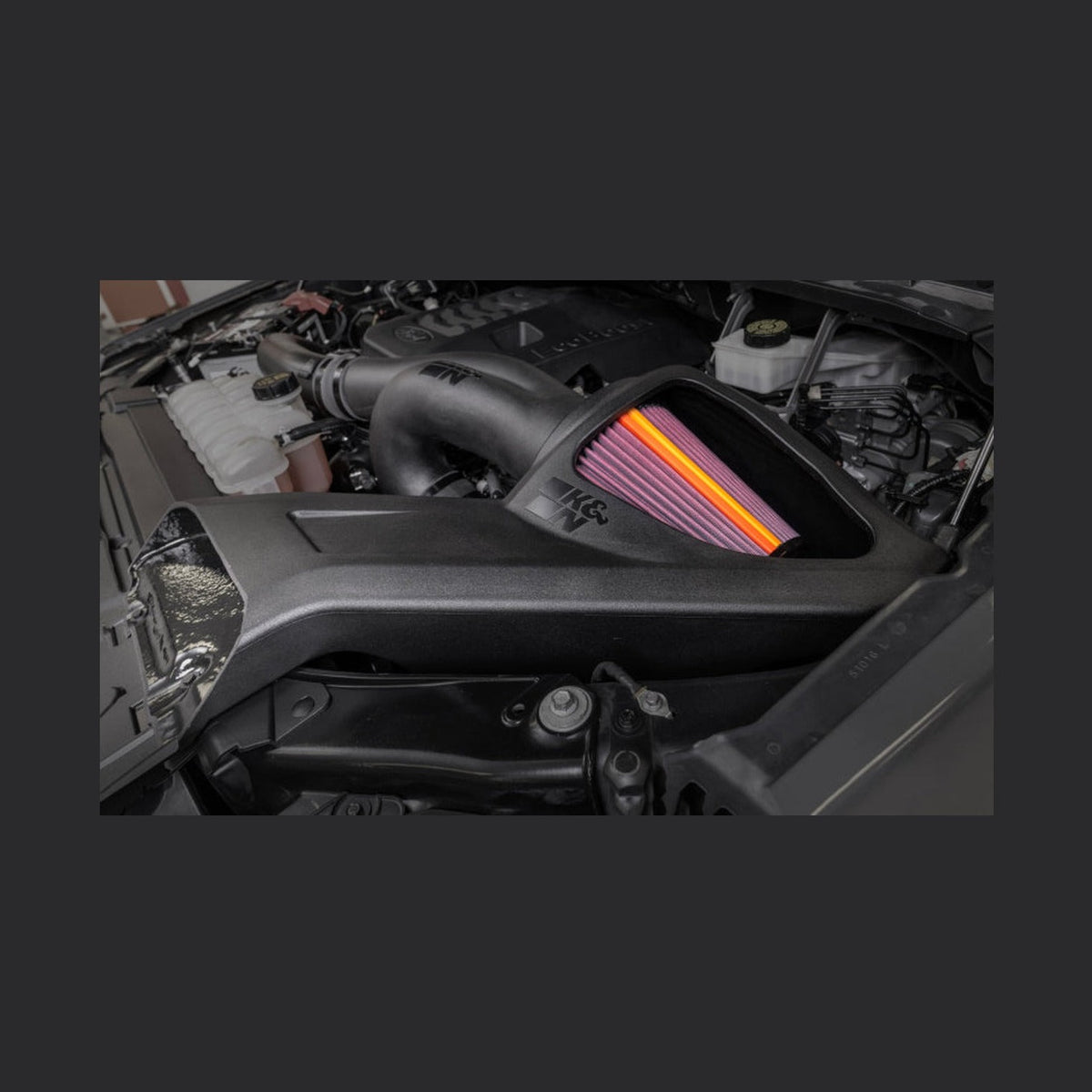 K&N Engineering K&N 21-24 Ford F150 (3.5L V6) NextGen Cold Air Intake, installed