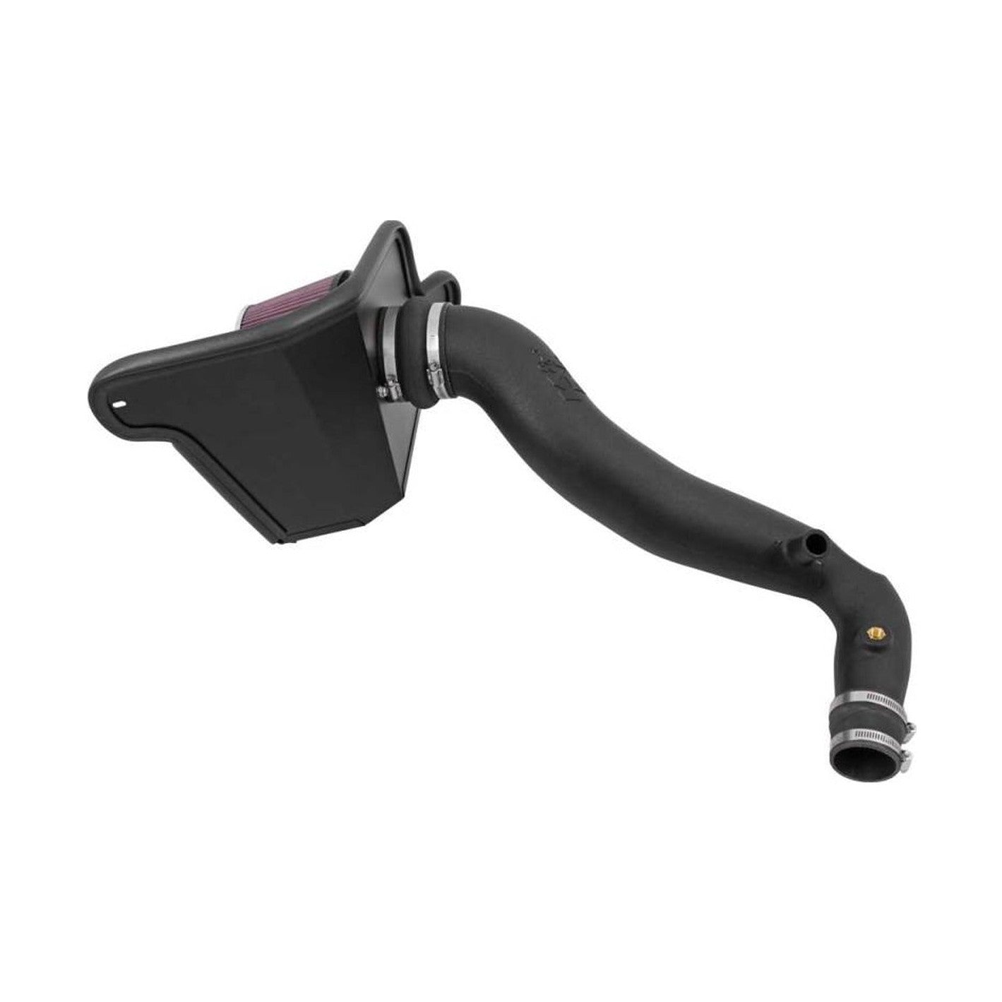 K&N Engineering K&N 2015 Ford Mustang L4-2.3L 57 Series FIPK Performance Intake Kit, installed
