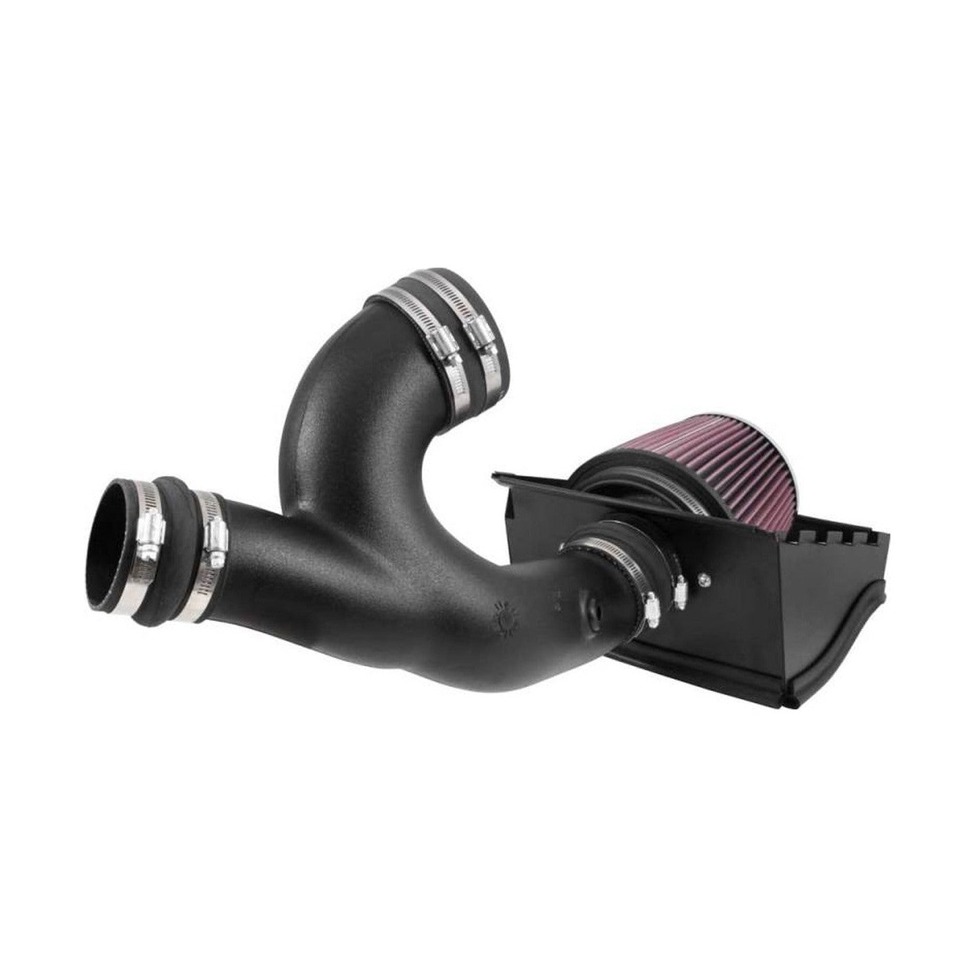 K&N Engineering K&N 2015 Ford F150 EcoBoost V6-3.5L 57 Series FIPK Performance Intake Kit, installed