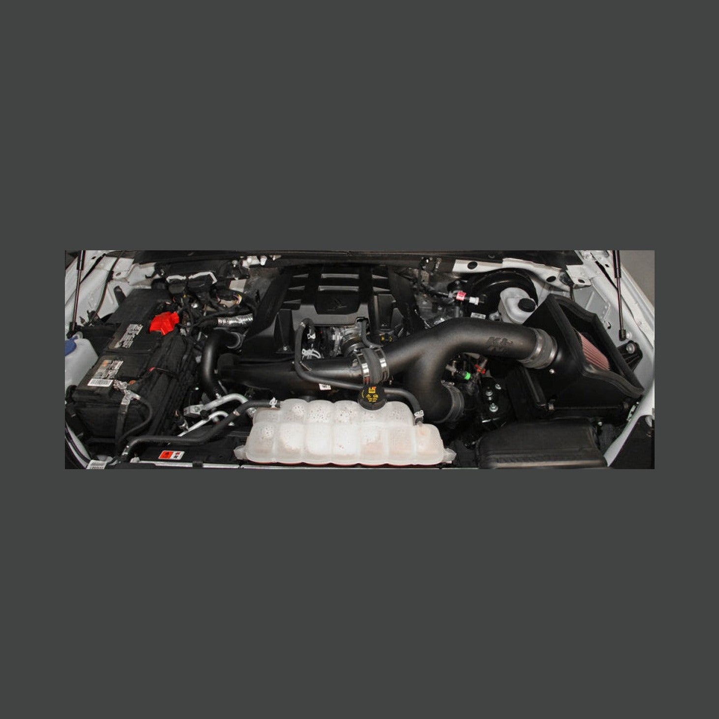 K&N Engineering K&N 2015 FORD F150 2.7L V6 Performance Intake Kit, installed