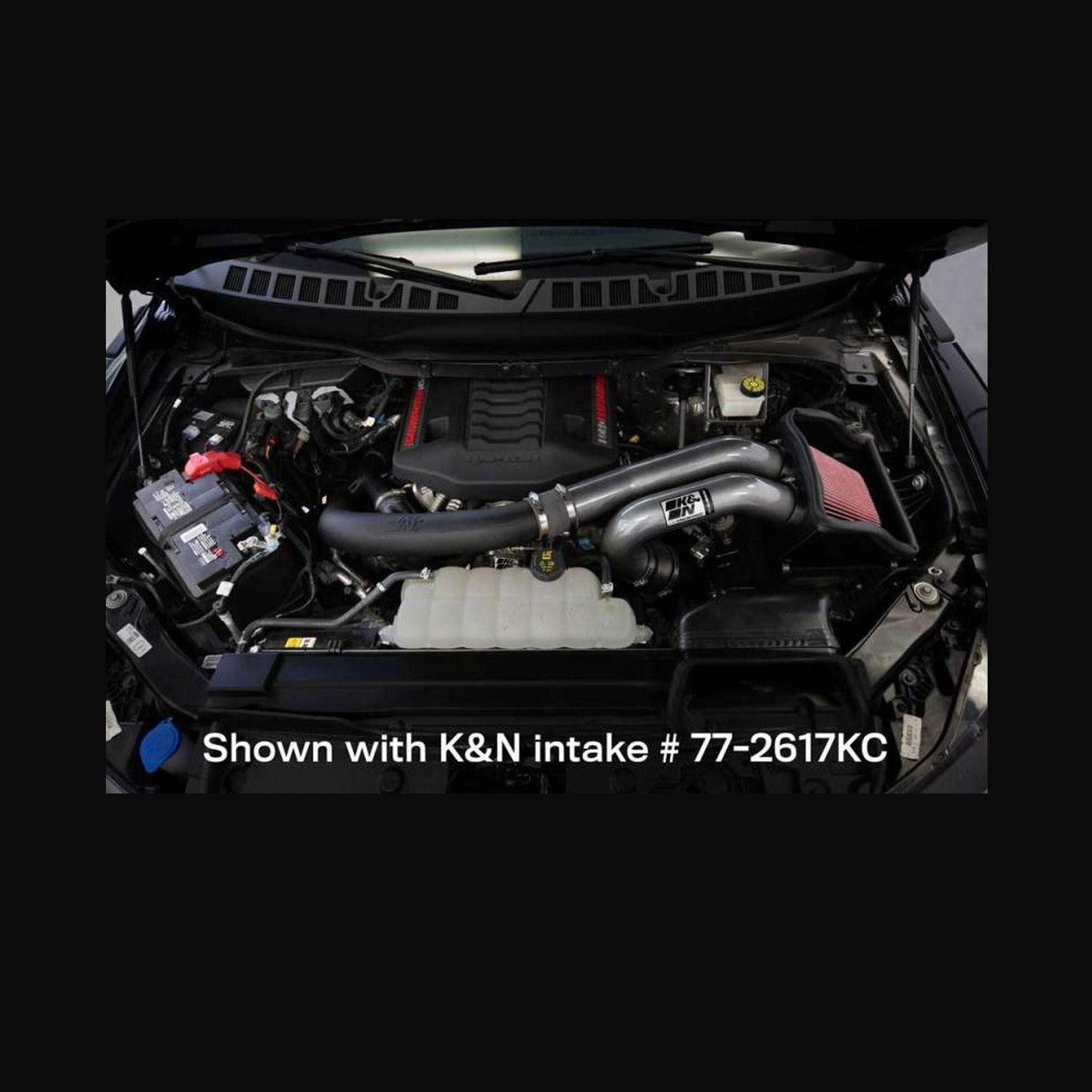 K&N Engineering K&N 21-22 Ford F-150 V6-3.5L Inlet Pipe, installed