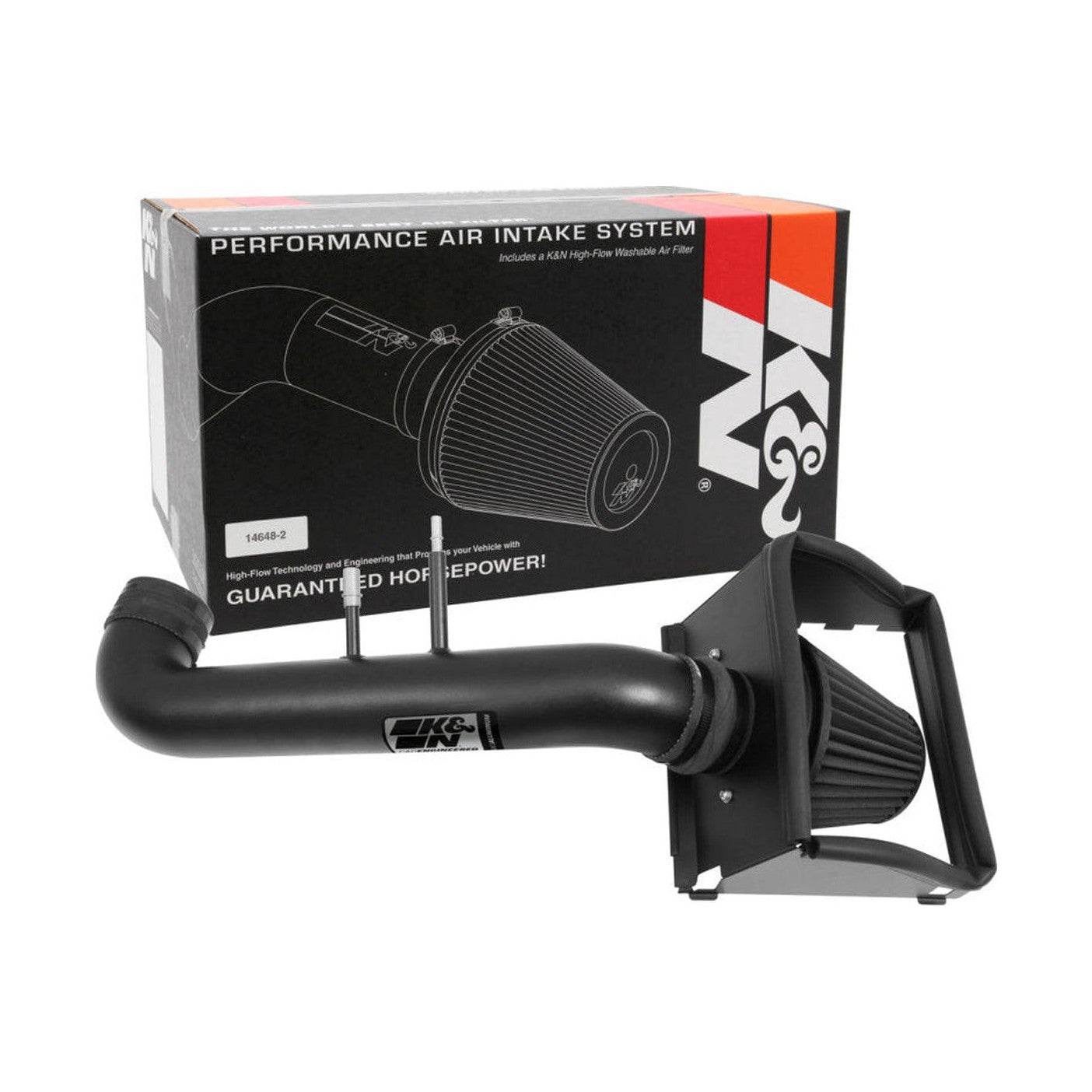 K&N Engineering K&N 2015 Ford F150 5.0L V8 Blackhawk Performance Intake Kit