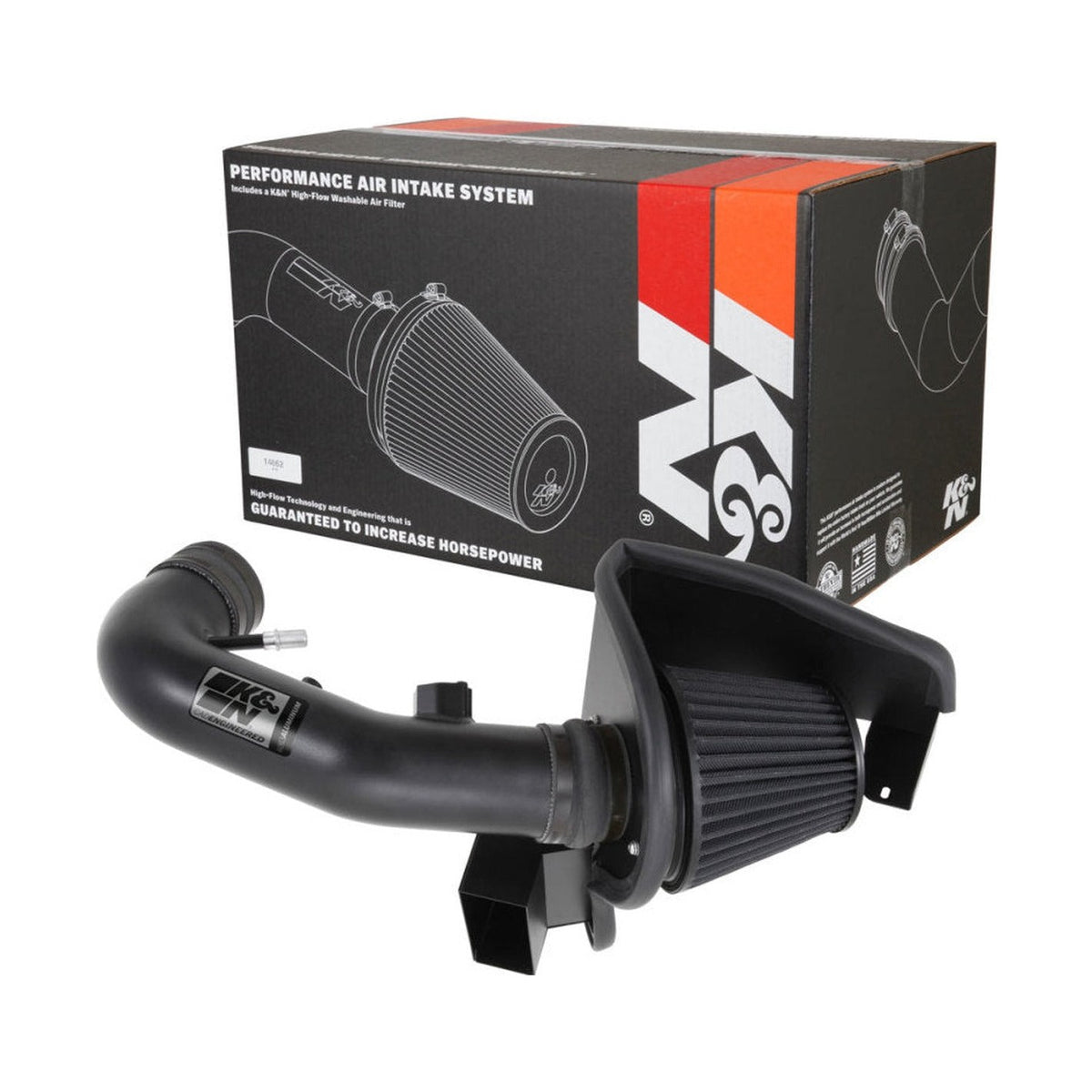 K&N Engineering K&N 11-14 Ford Mustang GT 5.0L V8 Black Performance Intake Kit