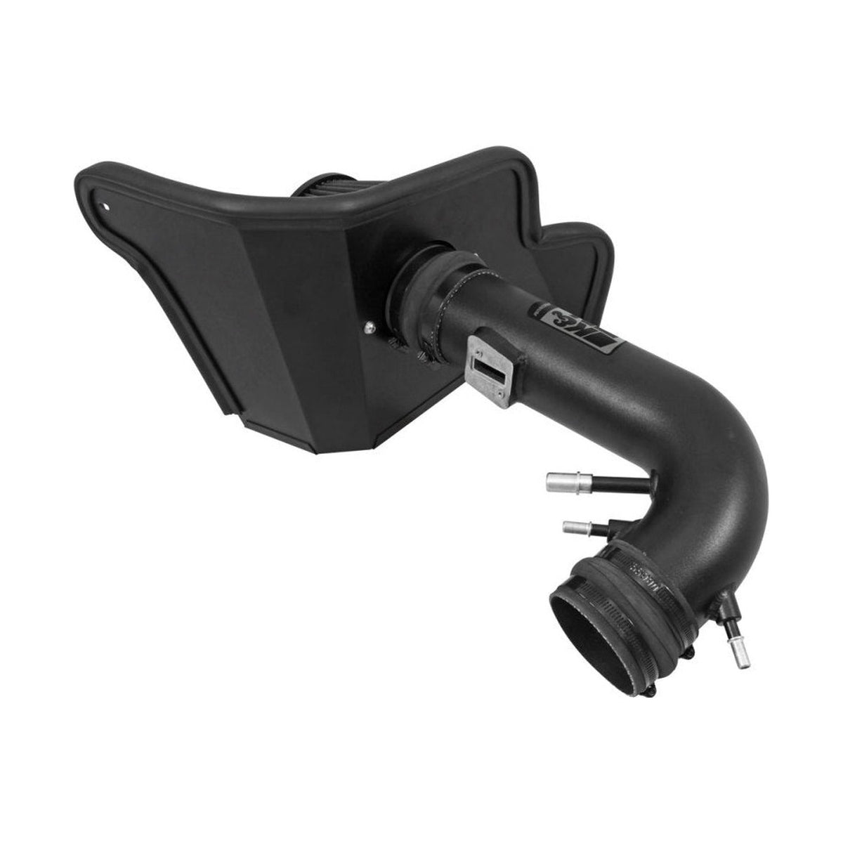 K&N Engineering K&N 2015 Ford Mustang GT 5.0L V8 Black Performance Intake Kit, installed