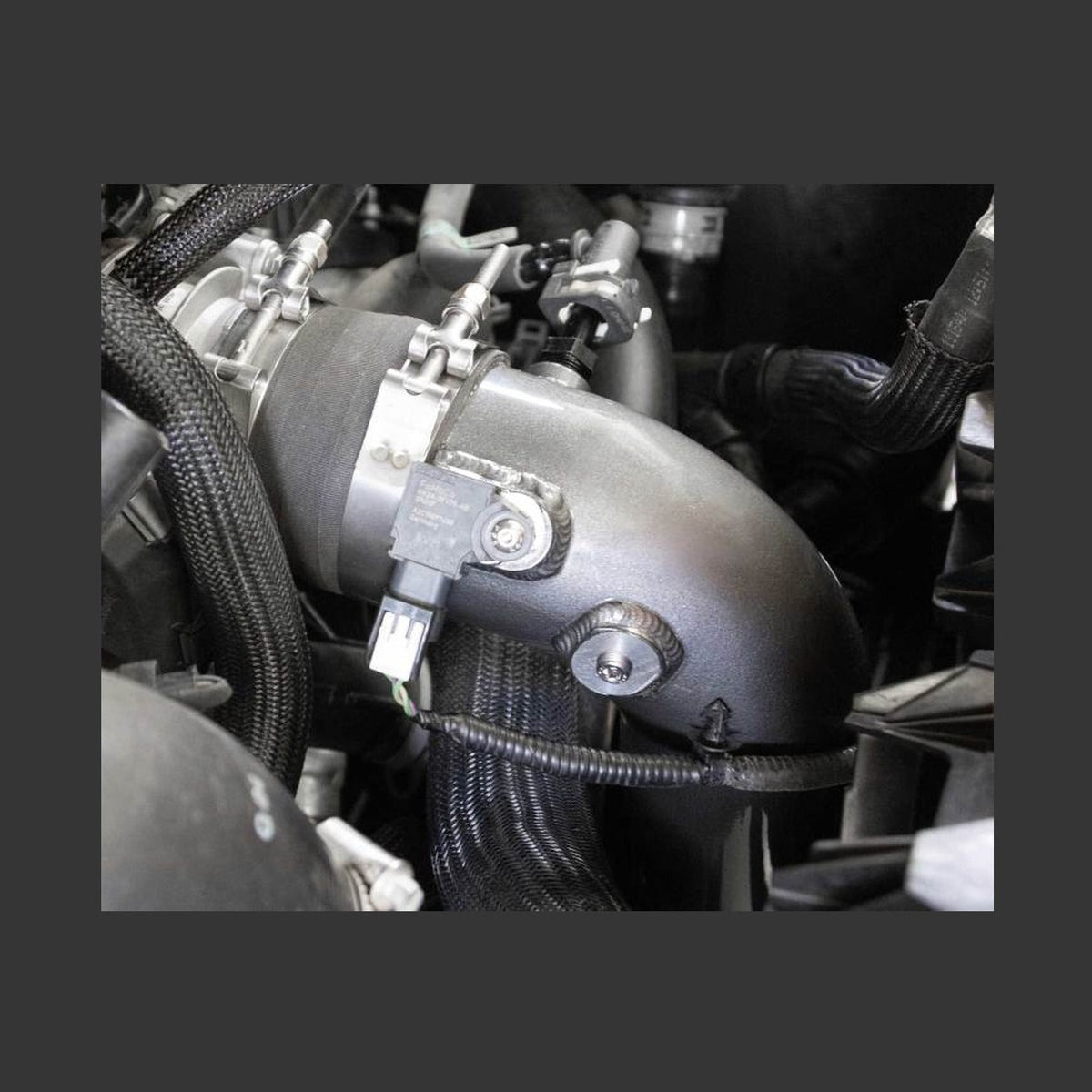 K&N Engineering K&N 15-22 Ford F-150/Raptor V6-3.5L F/I Charge Pipe, installed
