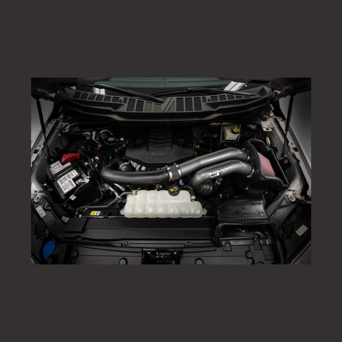 K&N Engineering K&N 2015-22 Ford F-150 3.5L V6 Performance Air Intake System, installed