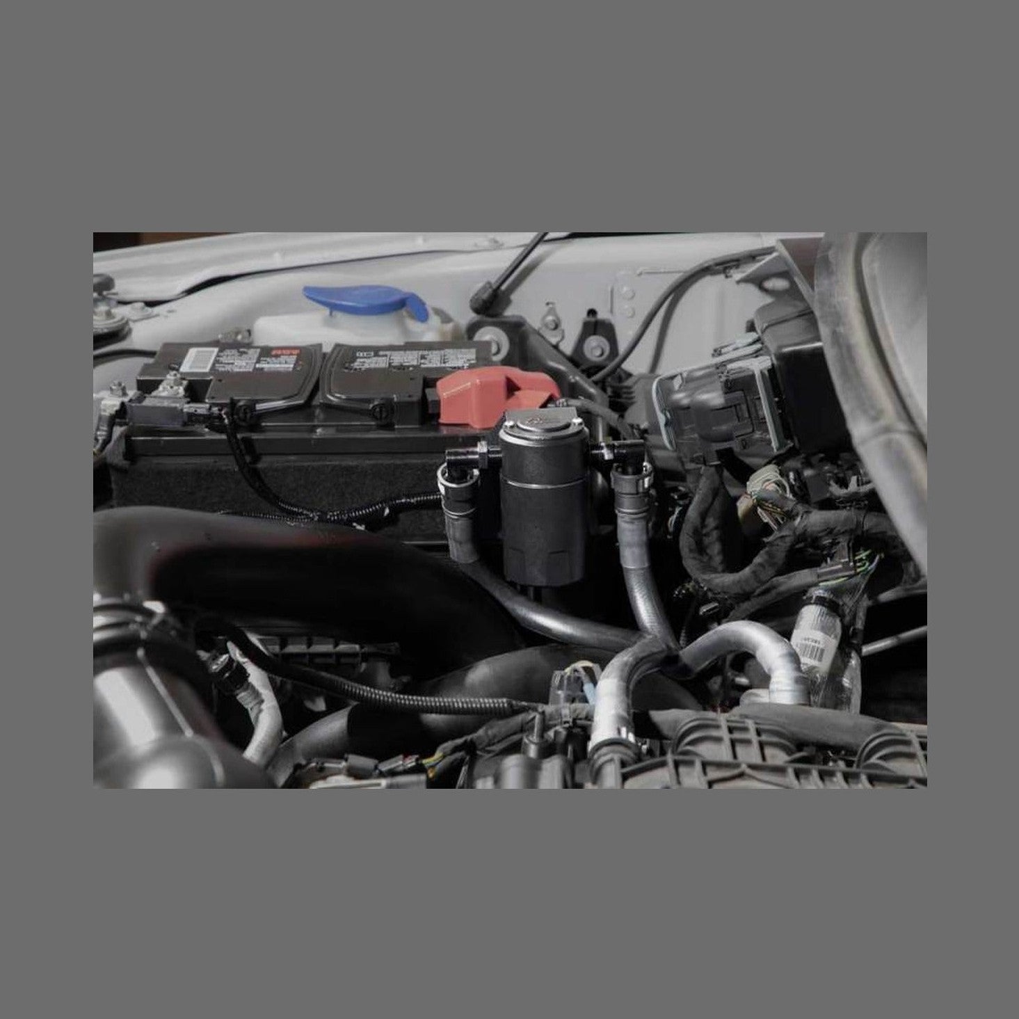 K&N Engineering K&N 11-23 Ford F150 3.5L V6 (Gas) Catch Can Oil Separator, installed