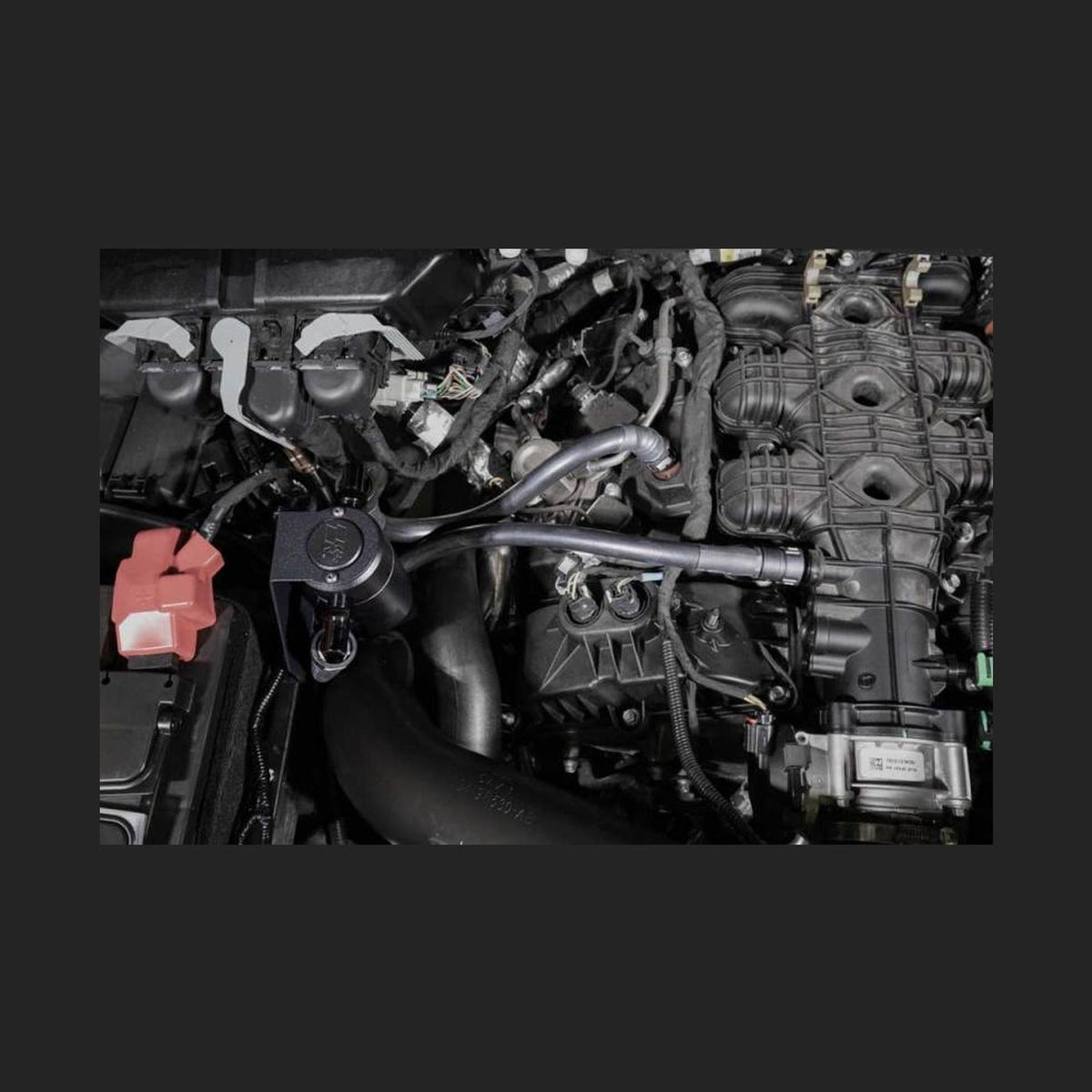 K&N Engineering K&N 11-23 Ford F150 3.5L V6 (Gas) Catch Can Oil Separator, installed
