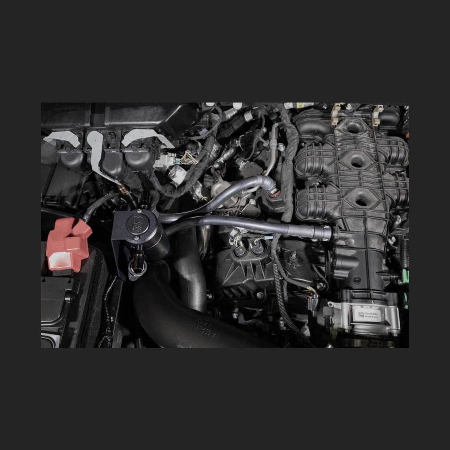 K&N Engineering K&N 11-23 Ford F150 3.5L V6 (Gas) Catch Can Oil Separator, installed