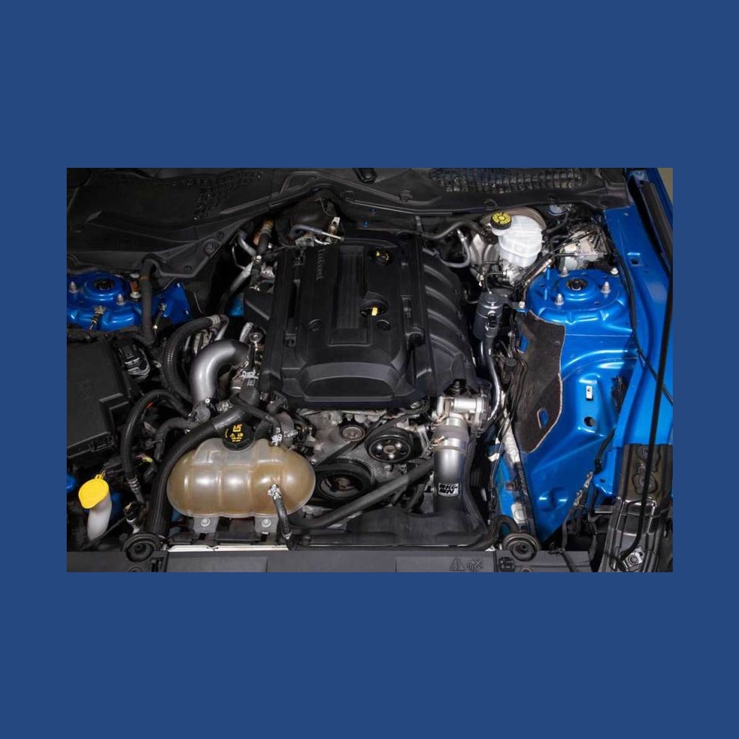 K&N Engineering K&N 15-23 Ford Mustang 2.3L Ecoboost Oil Catch Can, installed