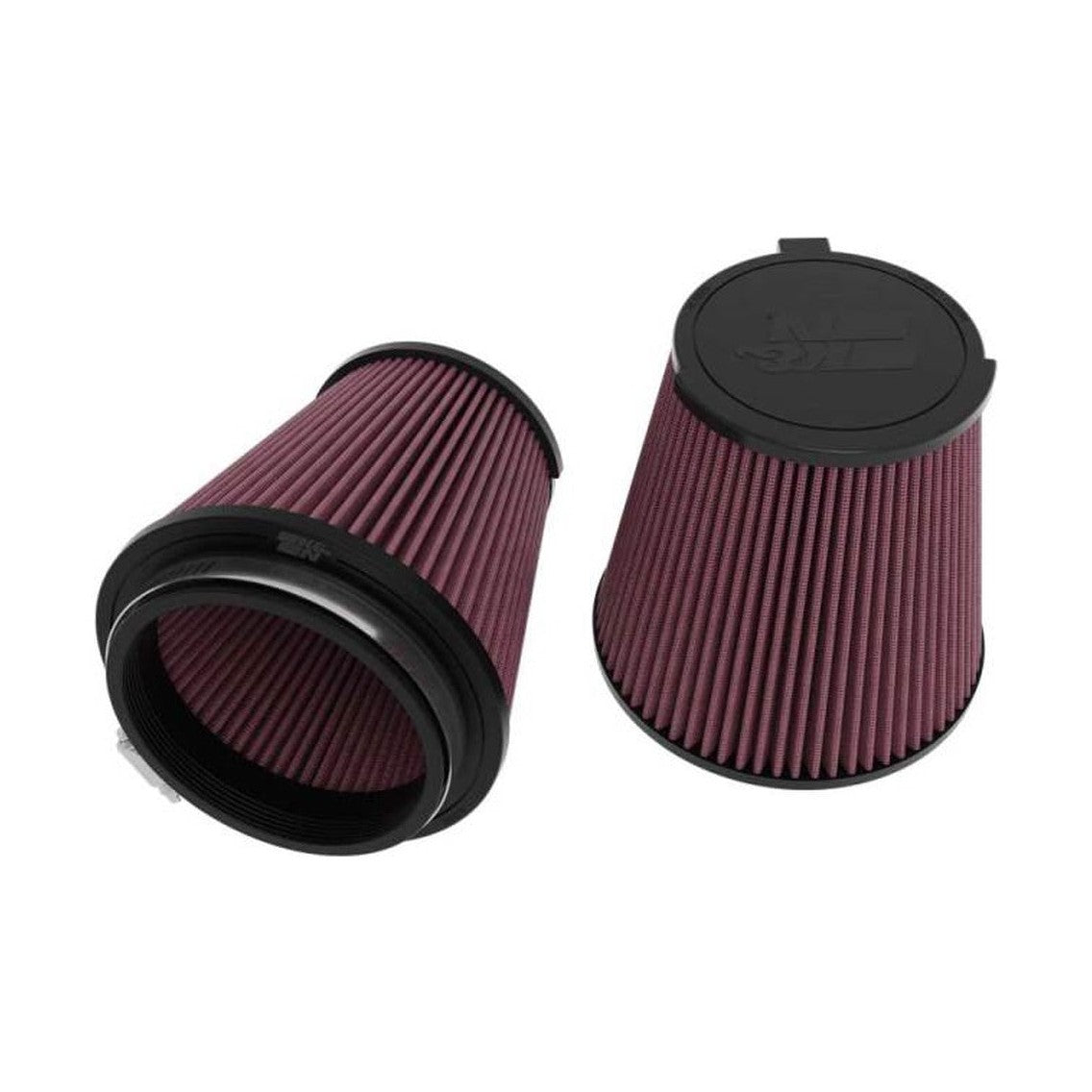K&N Engineering K&N 2024 Ford Mustang / GT 5.0L V8 Drop-In Replacement Air Filter (Pair), installed