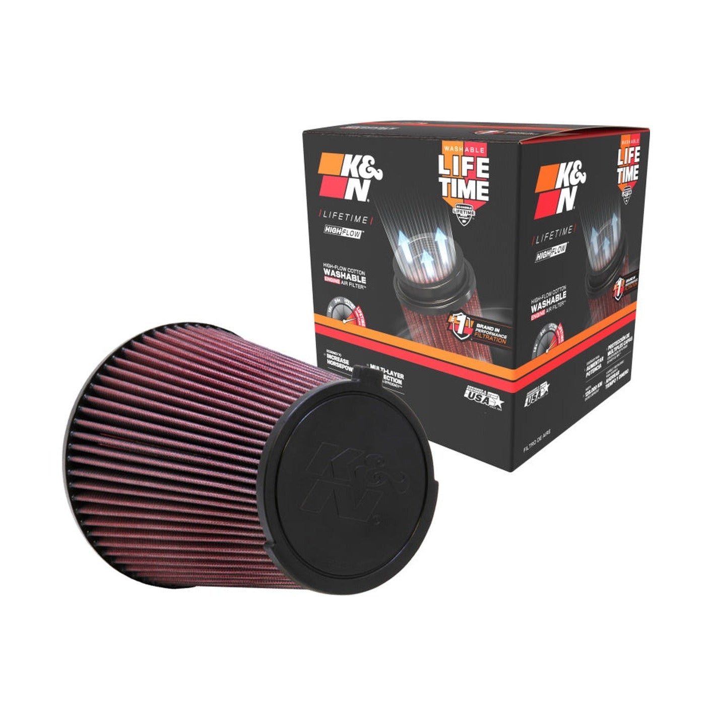 K&N Engineering K&N Replacement Air Filter 10-12 Ford Mustang Shelby GT500 5.4L V8