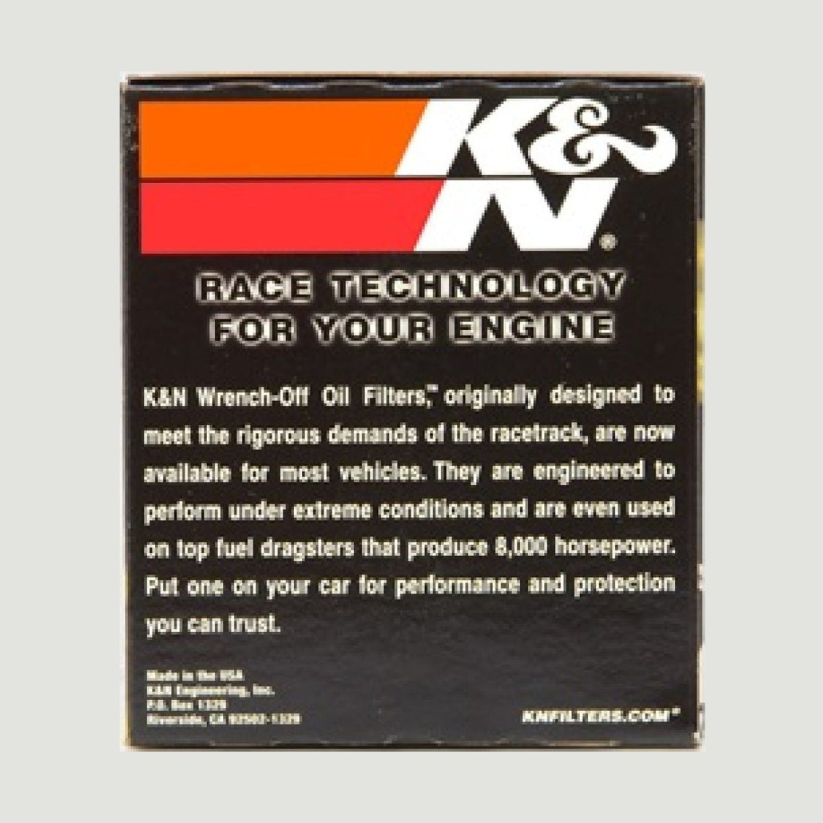 K&N Engineering K&N Oil Filter OIL FILTER; AUTOMOTIVE