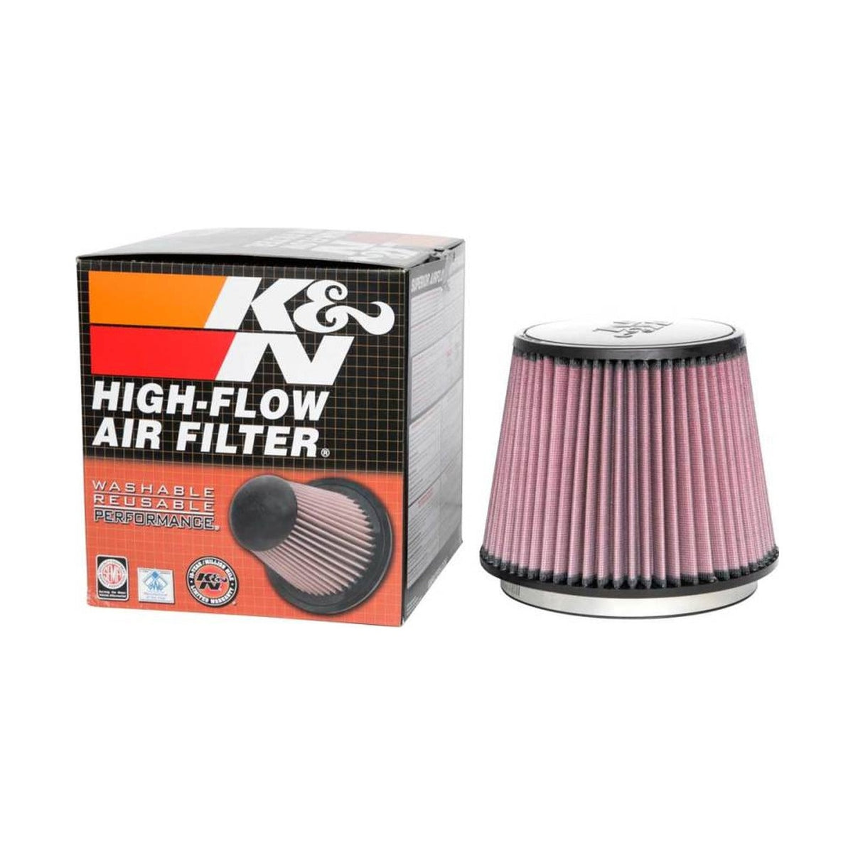 K&N Engineering K&N Universal Clamp-On Air Filter 6in FLG / 7-1/2in B / 5-7/8in T / 6in H