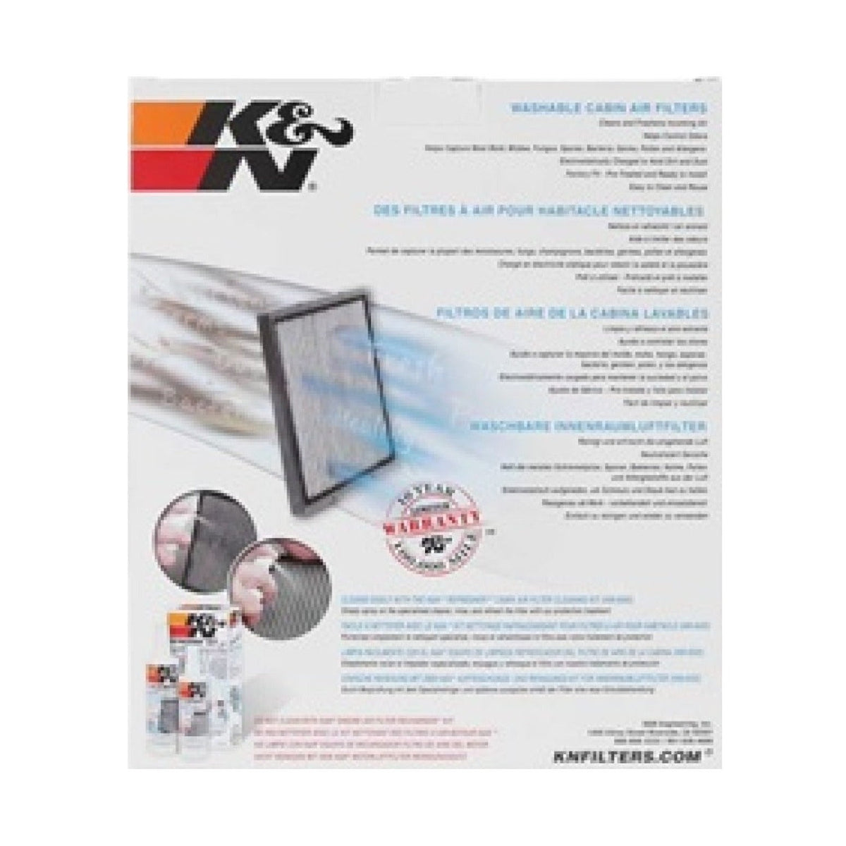 K&N Engineering K&N 15-17 Ford Mustang 2.3L-L4 F/I Cabin Air Filter